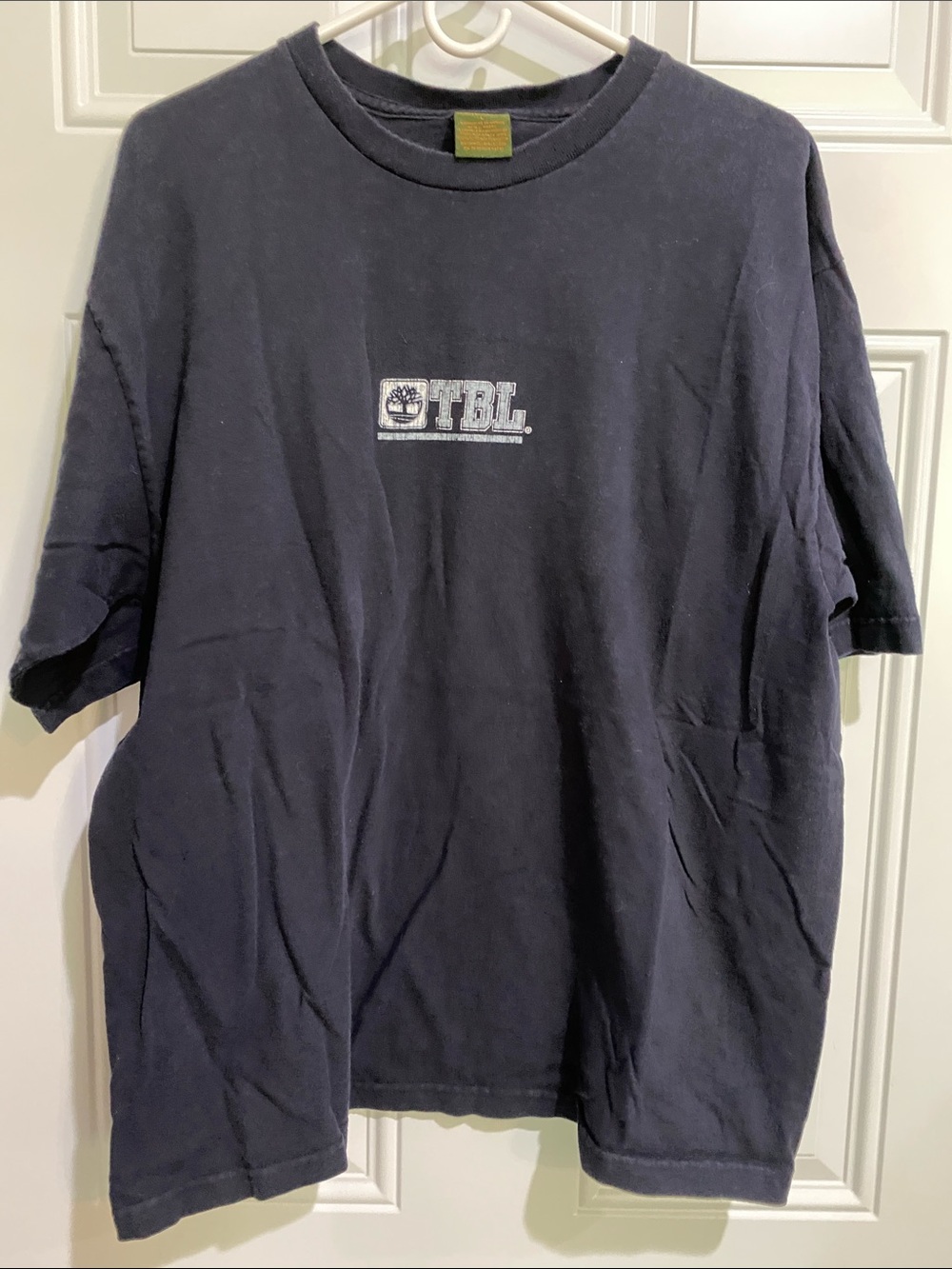 Men's navy Short-Sleeve Graphic Tee with Chest Logo